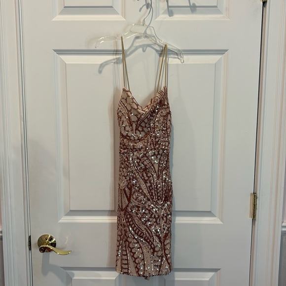 Sparkly Mini Dress - Picture 1 of 3